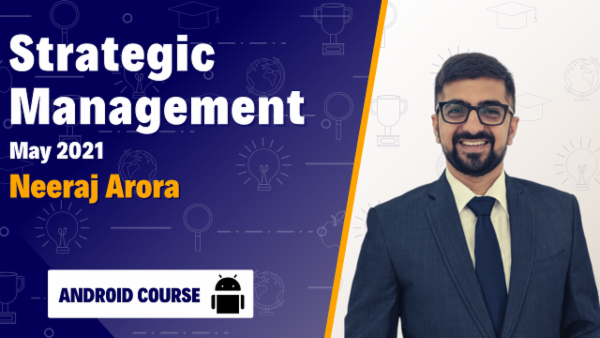 Ca Inter Strategic Management Online Classes For May 2021 By Neeraj Arora Android App